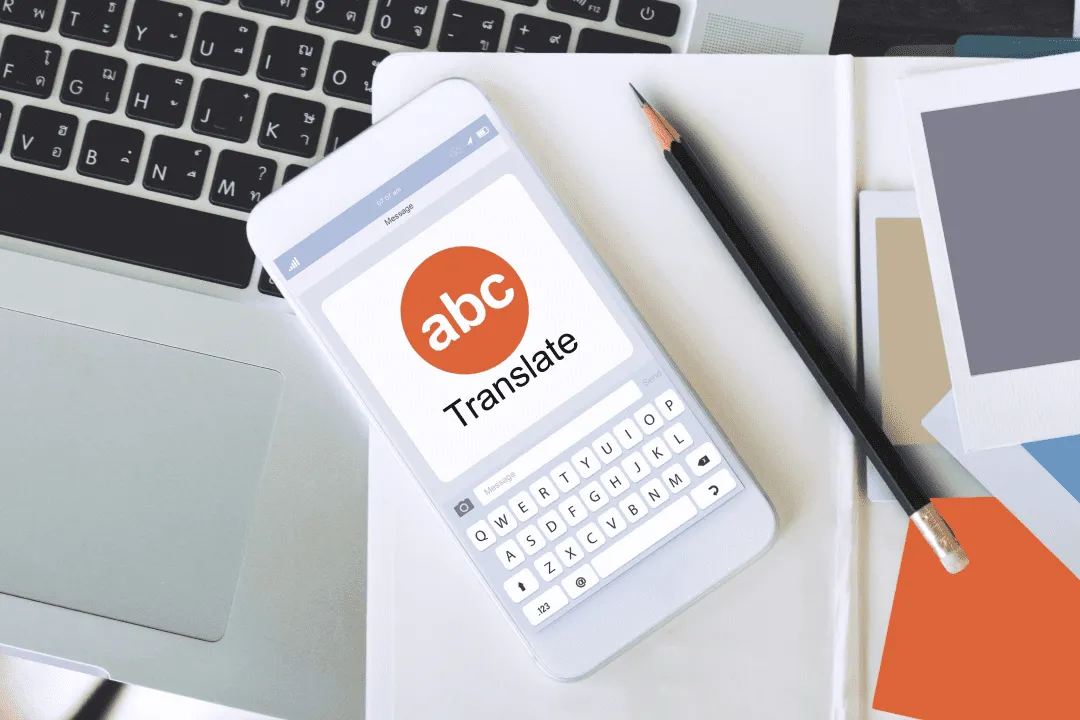 Online translator on phone
