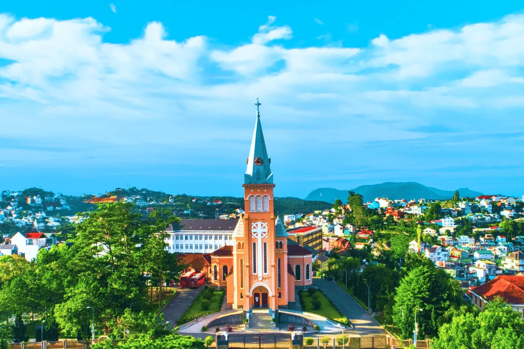 Da Lat city in Vietnam