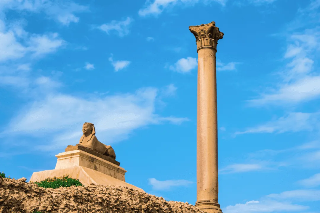 Pompey's Pillar in Alexandria