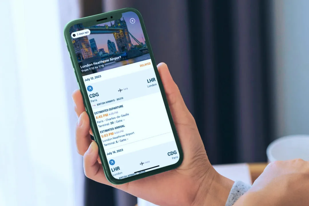Electronic tickets to London