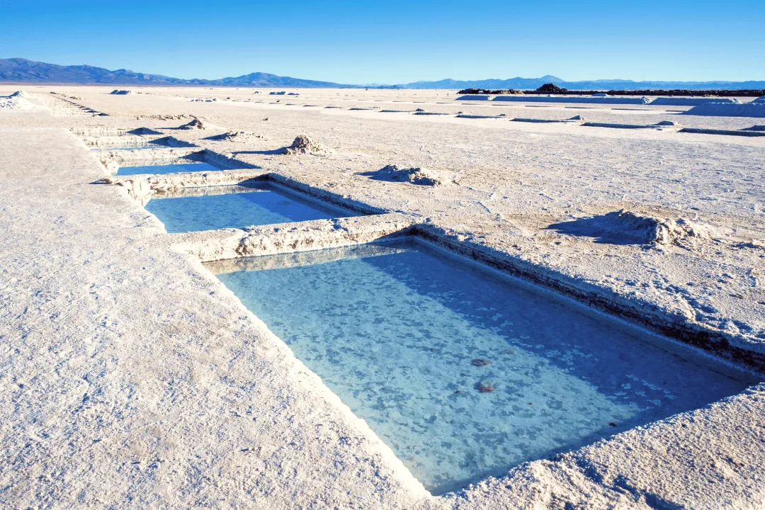 Salt flat in Argentina