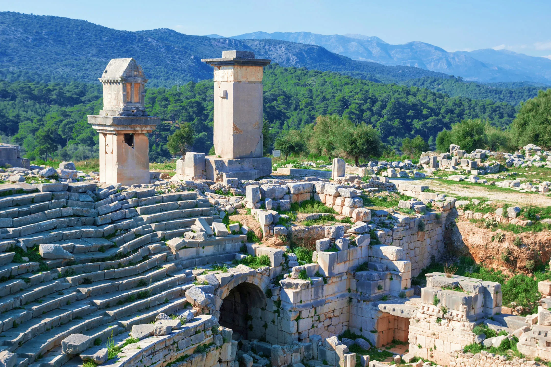 Ancient city in the mountains