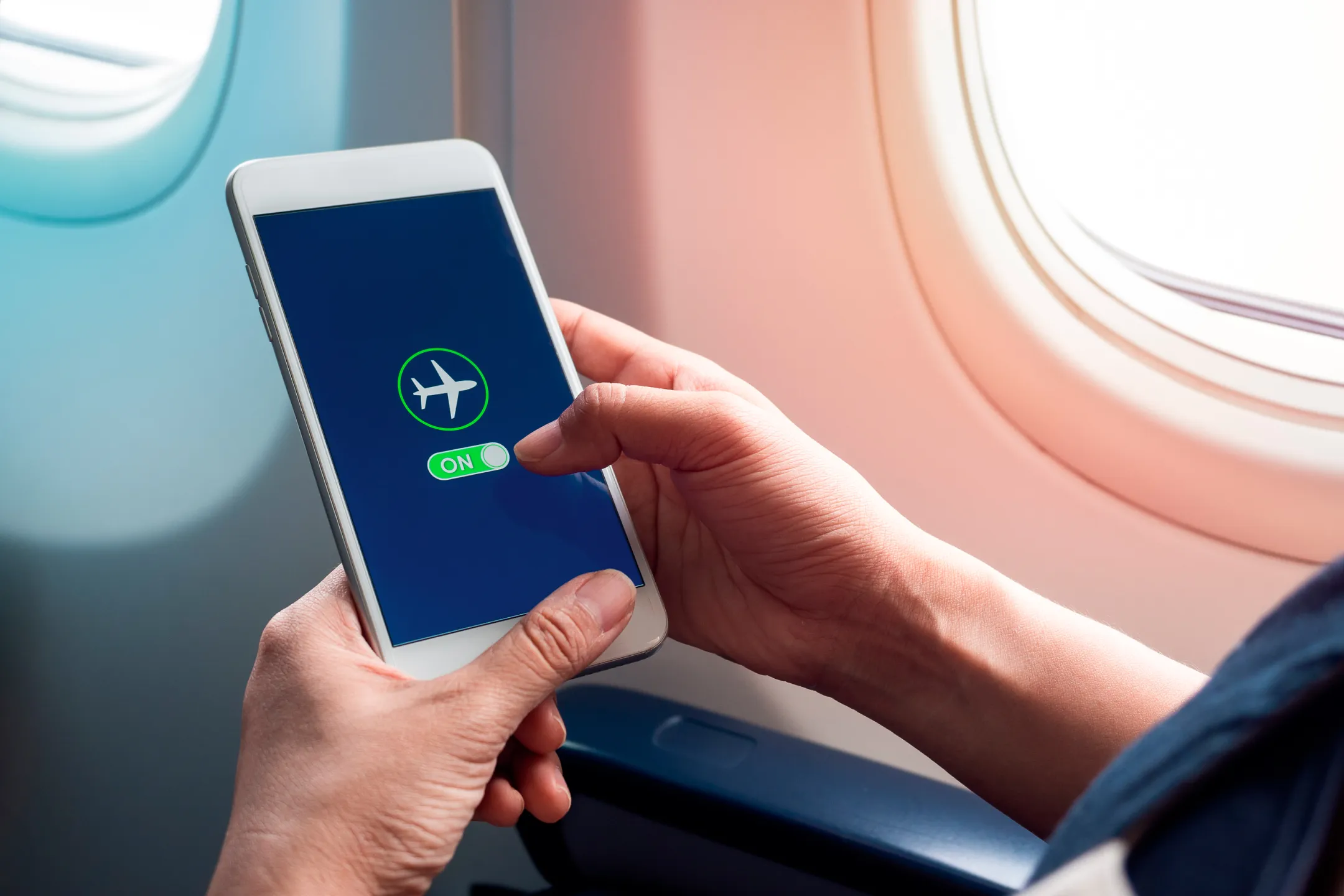 Why turn on airplane mode on a plane