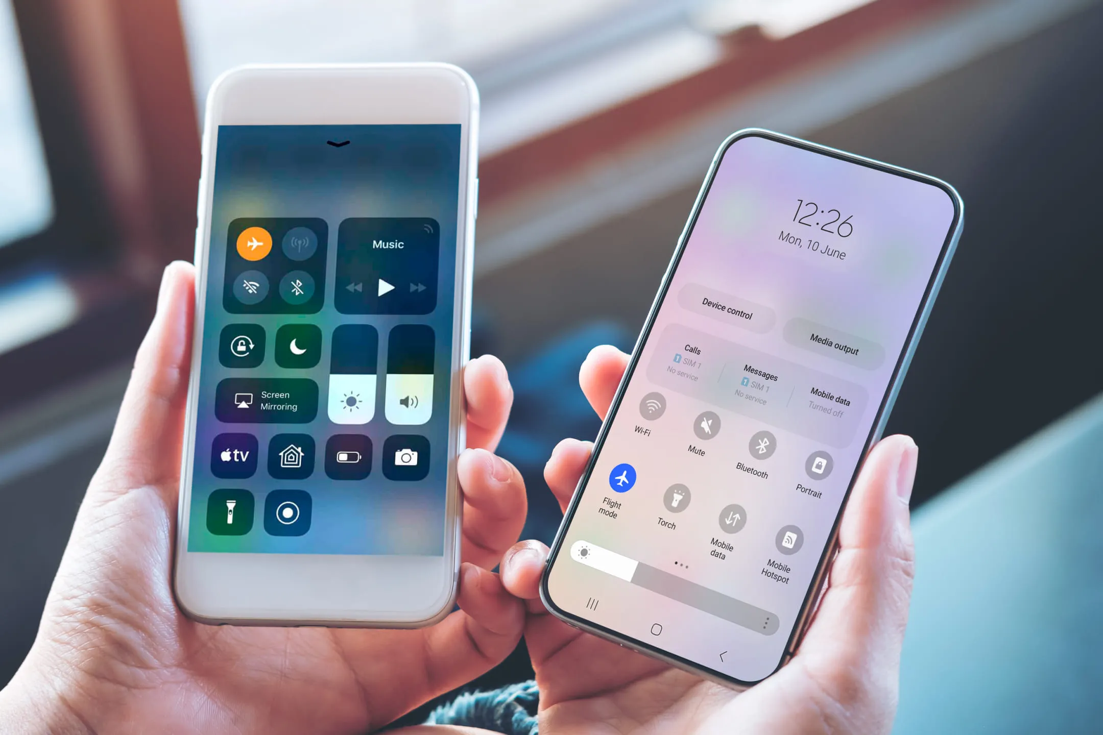 Phones with airplane mode enabled