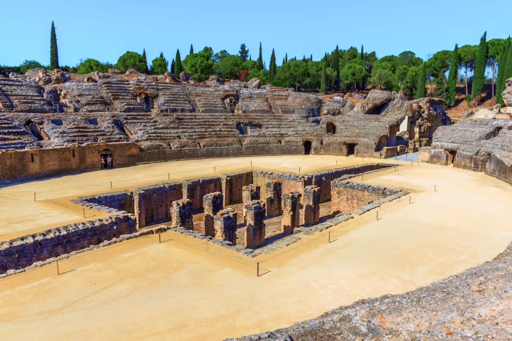 Ruined amphitheater