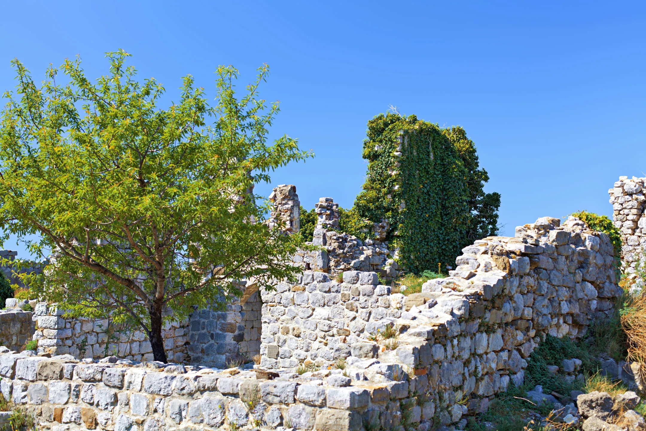 Ruined stone fortress