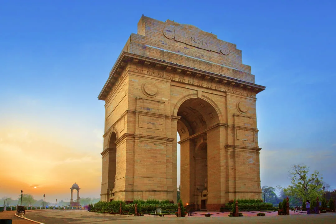 Gates on Rajpath Ceremonial Avenue