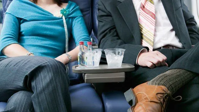 drunk on board a plane