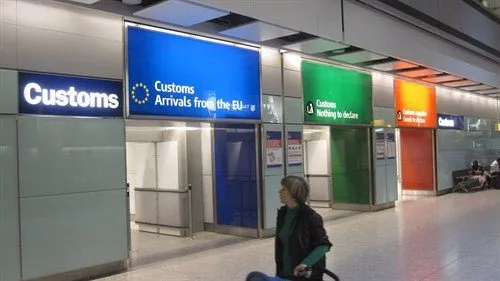 triple corridor system at the airport