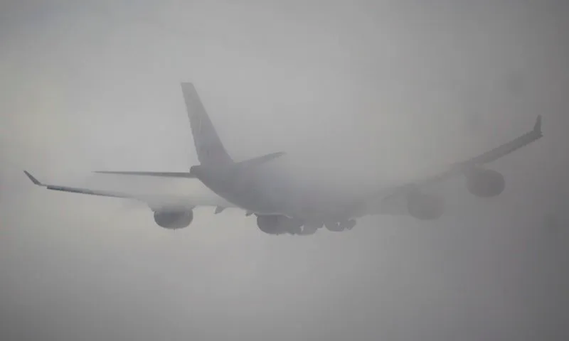 flight delay due to fog