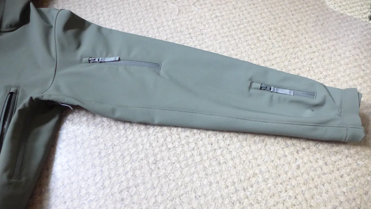 ski pass pocket in a ski jacket