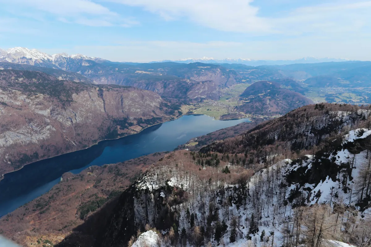 bohinj from above
