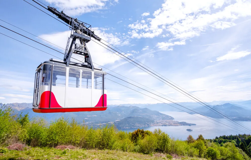 Cable car in Italy