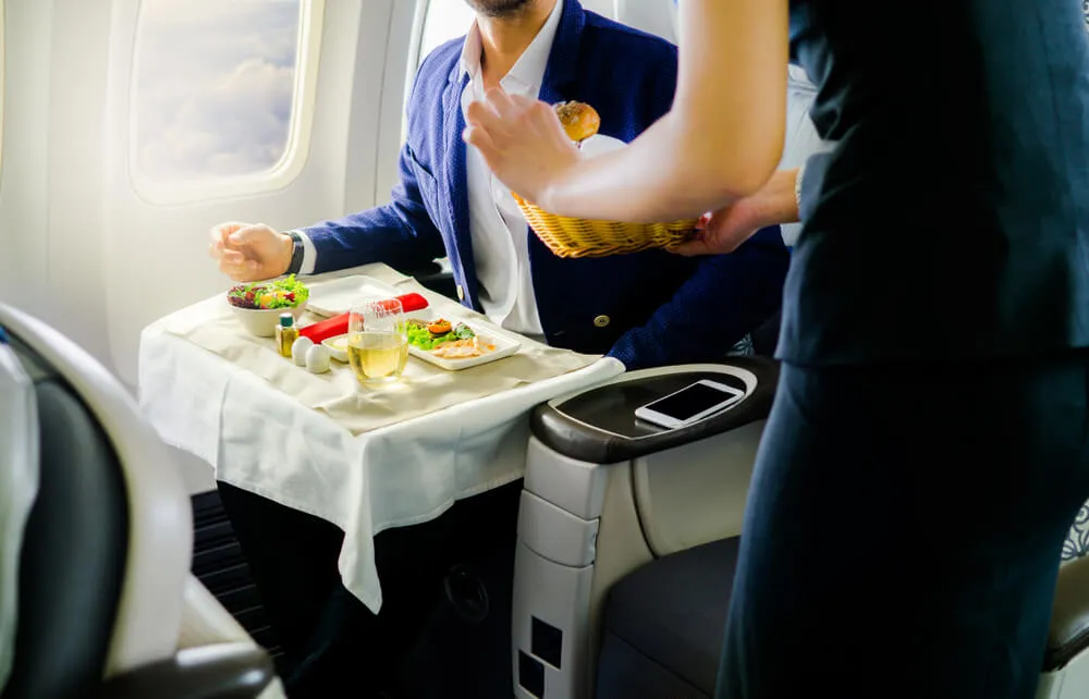 food in business class