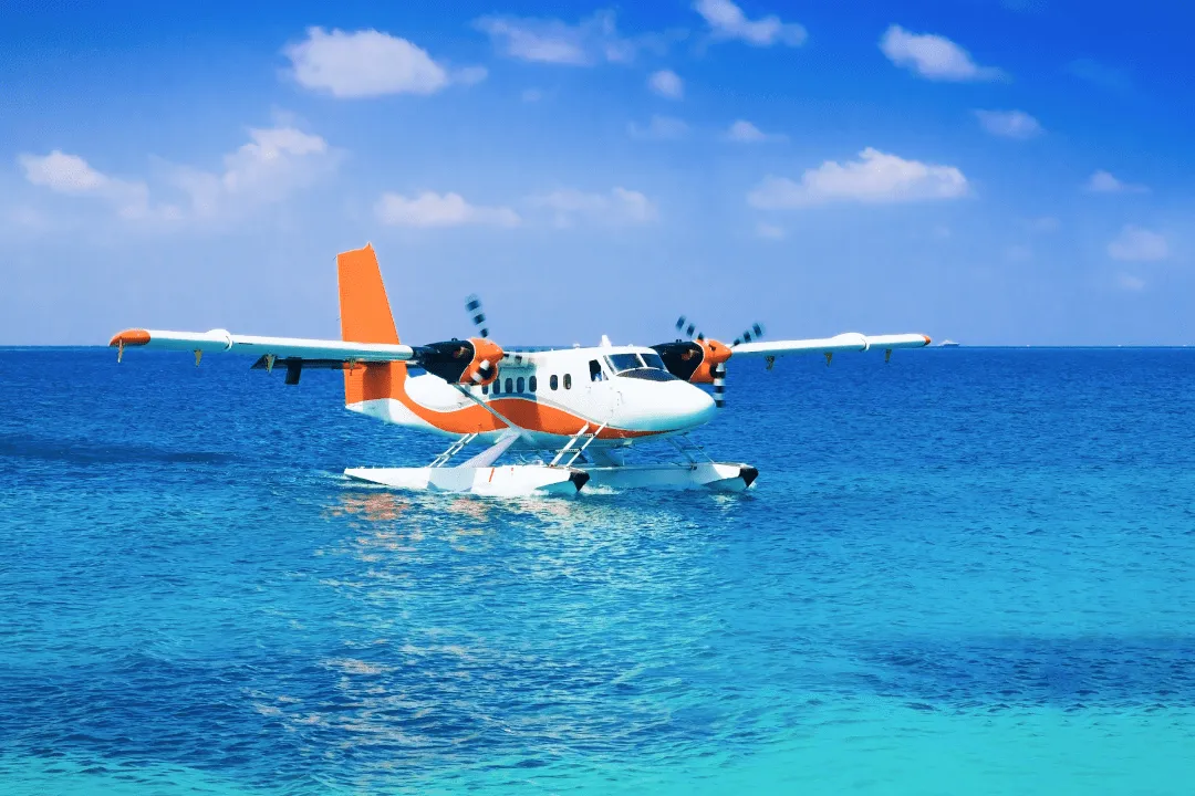 Seaplane in the Maldives