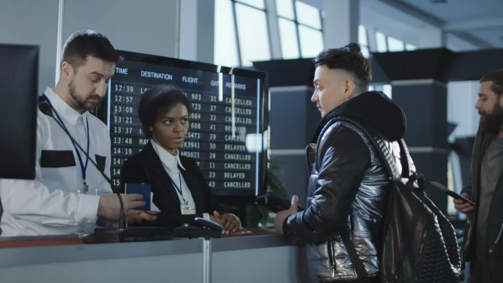 passport control