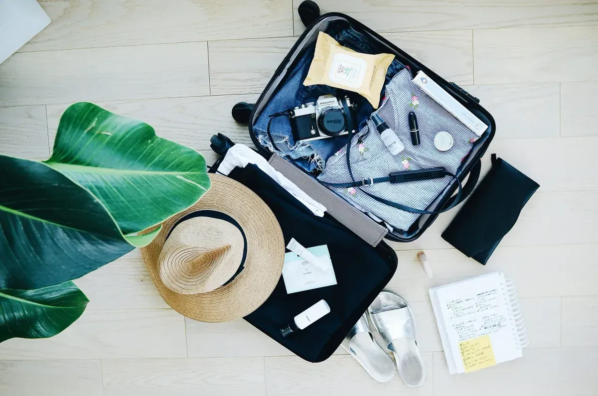 Carry-on baggage on a plane