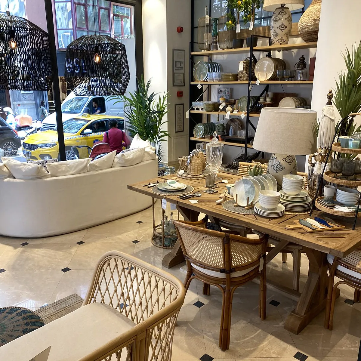 Furniture and decor store in Istanbul