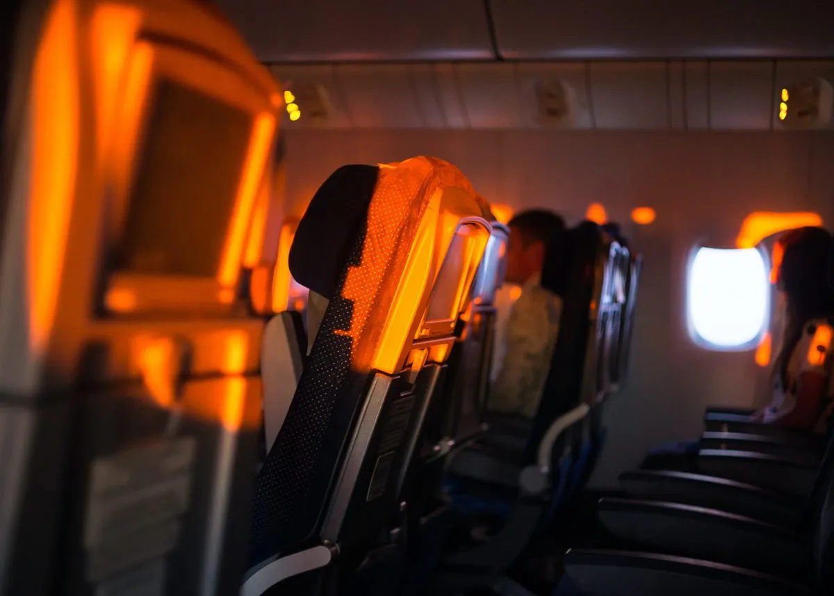 Classes of service on an airplane