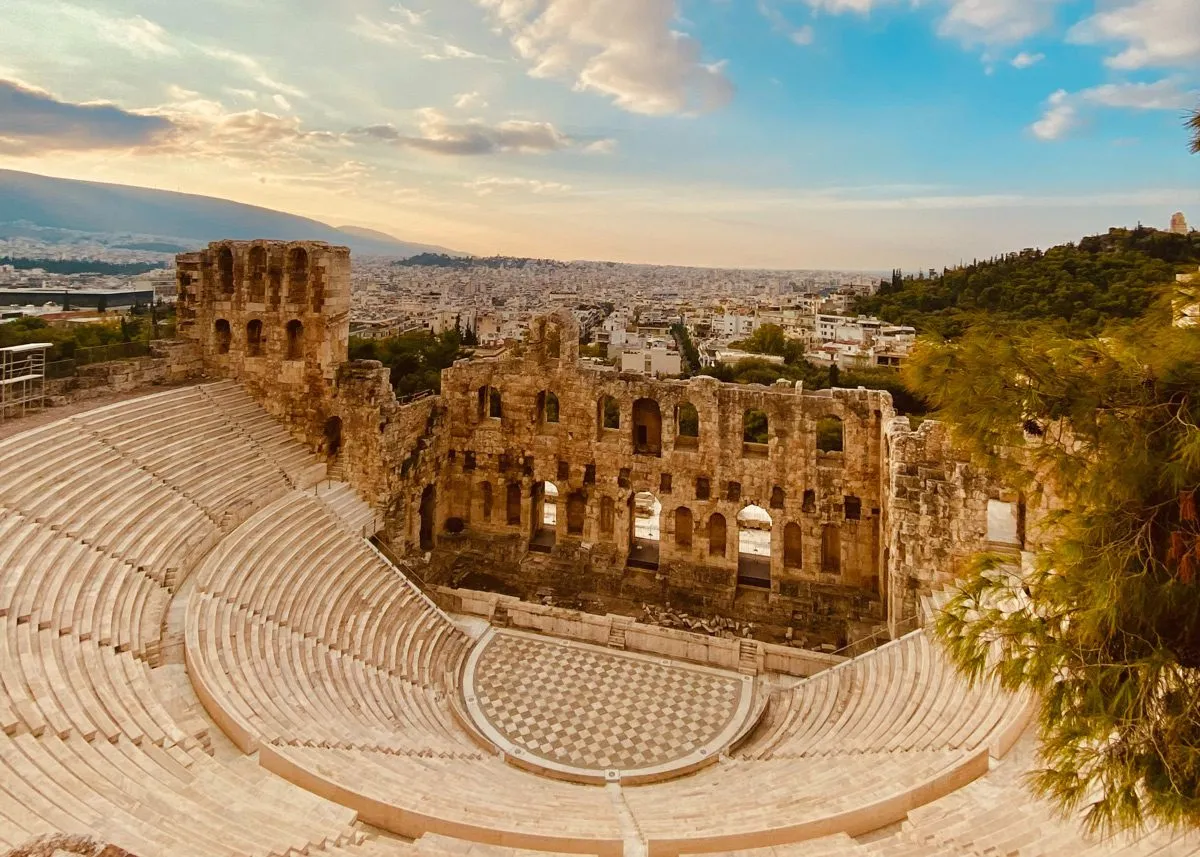 City view from the amphitheater