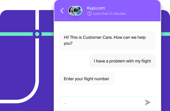 Chat with Kupi.com Customer Care
