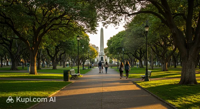 Paseo de la Mujer and Parque de Mayo