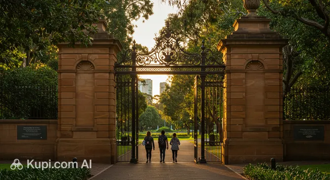 Edward Street Gates, City Botanic Gardens