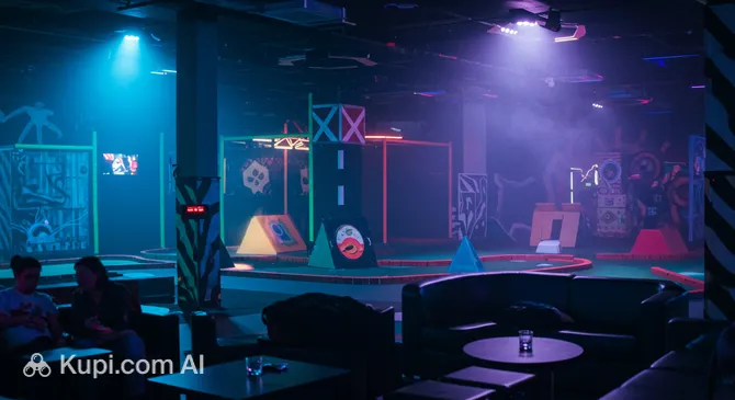 Goolfy and Laser Game Mons