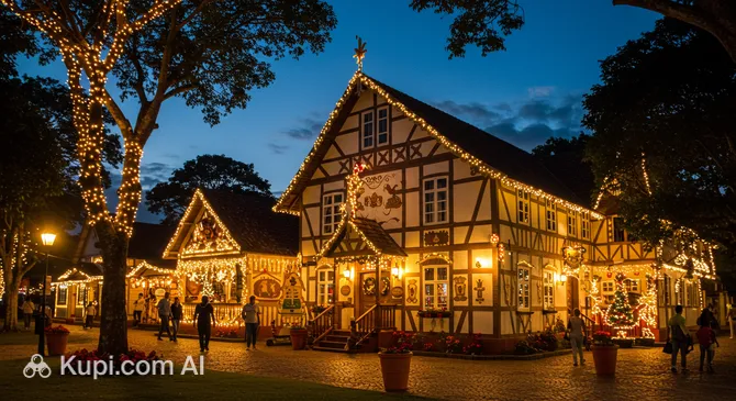 Illuminated House of Blumenau