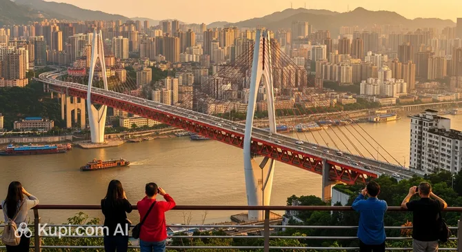 Chongqing Yangtze River Double-Line Bridge