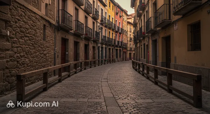 Estafeta Curve, San Fermín Bull Run