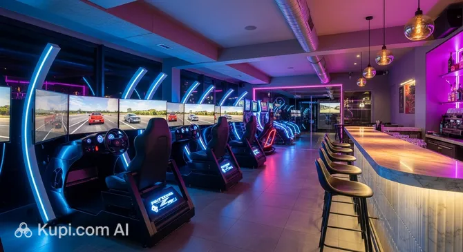 Automobile Driving Simulators Bar