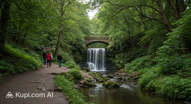 Jesmond Dene Waterfall