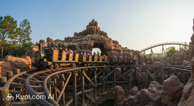 Big Grizzly Mountain Runaway Mine Cars