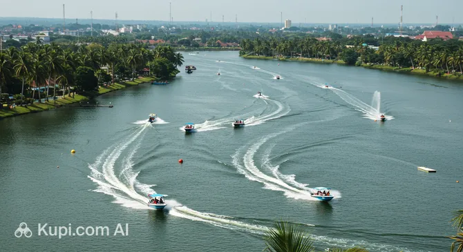 Jakabaring Sport City Lake for Water Skiing