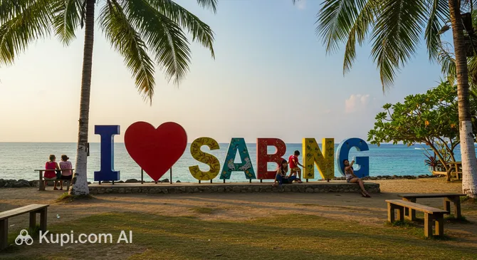 I Love Sabang Sign