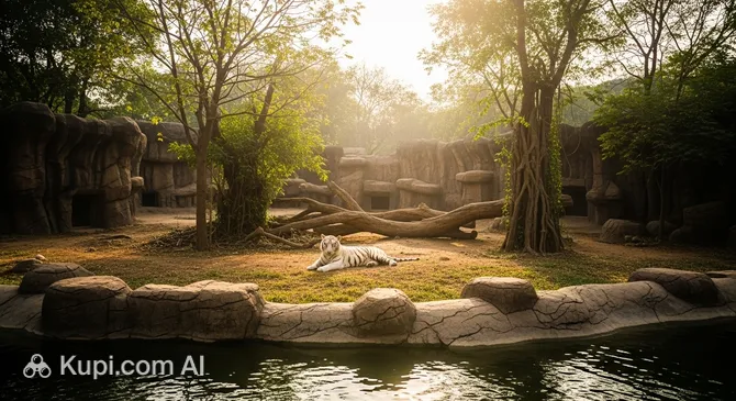 White Tiger Enclosure