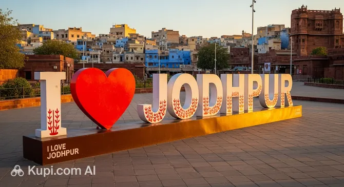 I Love Jodhpur Sign