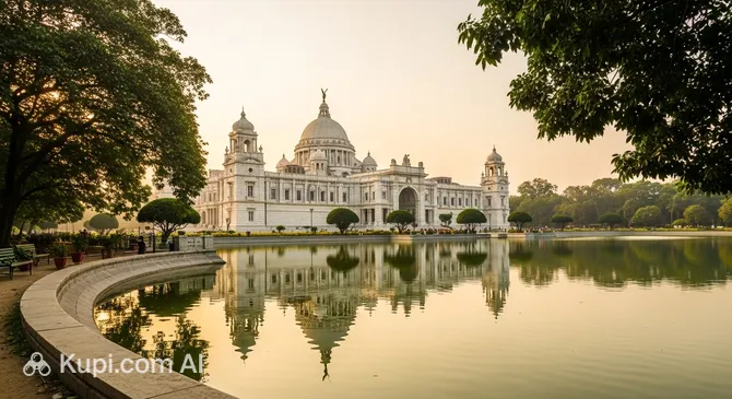 Victoria Memorial Western Pond
