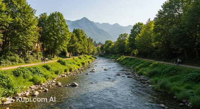 Gesso River Park of Cuneo