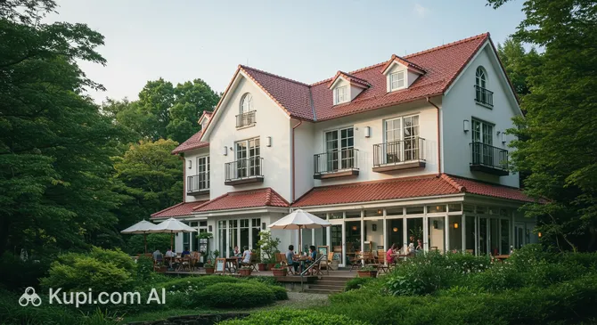 Park in Cafe Bird Tree