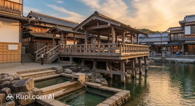 Dogo Onsen Sky Walkway and Footbath