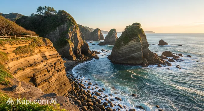 Yoshino-Kumano National Park Sandanbeki and Senjojiki Area