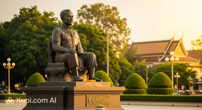 Statue of Samdech Chuon Nath