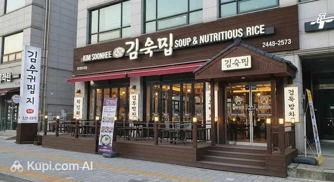 Kim Soonhee Oyster Soup & Nutritious Rice