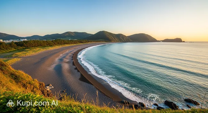 Manseongri Black Sand Beach