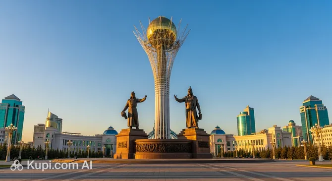 Monument to Kerey and Zhanibek