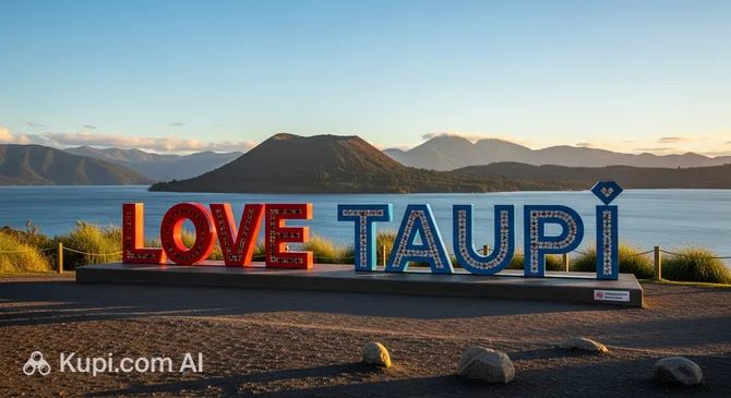 Love Taupō Sign