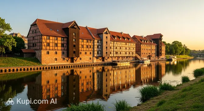 Granaries on the Brda River – Leon Wyczółkowski District Museum in Bydgoszcz