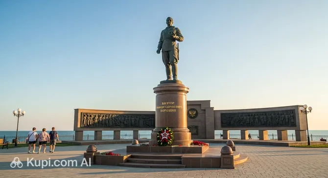 Monument to Aviation Officer Viktor Sergeyevich Borozdin